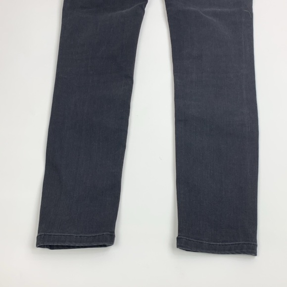 Free People Lace up Skinny Pants Jeans Faded Black Size 26 with stretch FP Boho - Picture 9 of 14